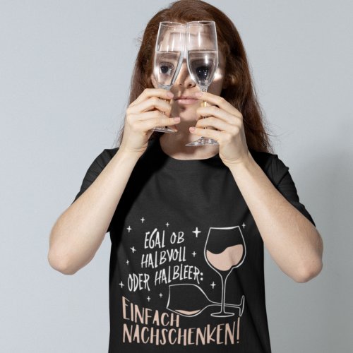 Wein halbvoll halbleer - Plotterdatei