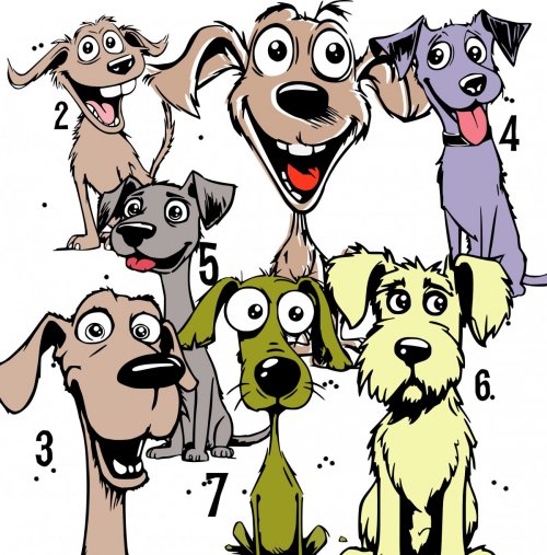 Crazy Dogs I - Plotterdatei Bundle