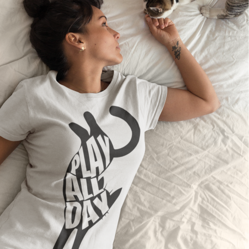 Katze, Play all Day - Plotterdatei
