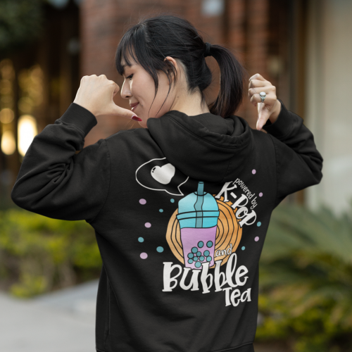 Powered by K-POP and Bubble Tea - Plotterdatei