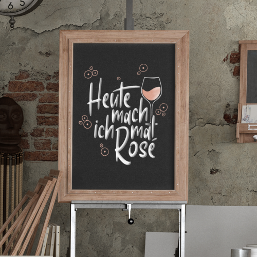 Heute mach ich mal Rosé - Plotterdatei