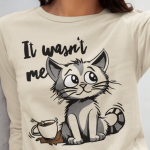 Katze It wasn't me - Plotterdatei