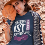 Stricken, Zuhause ist, wo meine Nadeln sind - Plotterdatei Stricken
