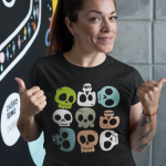 Skulls all over the Place - Plotterdatei
